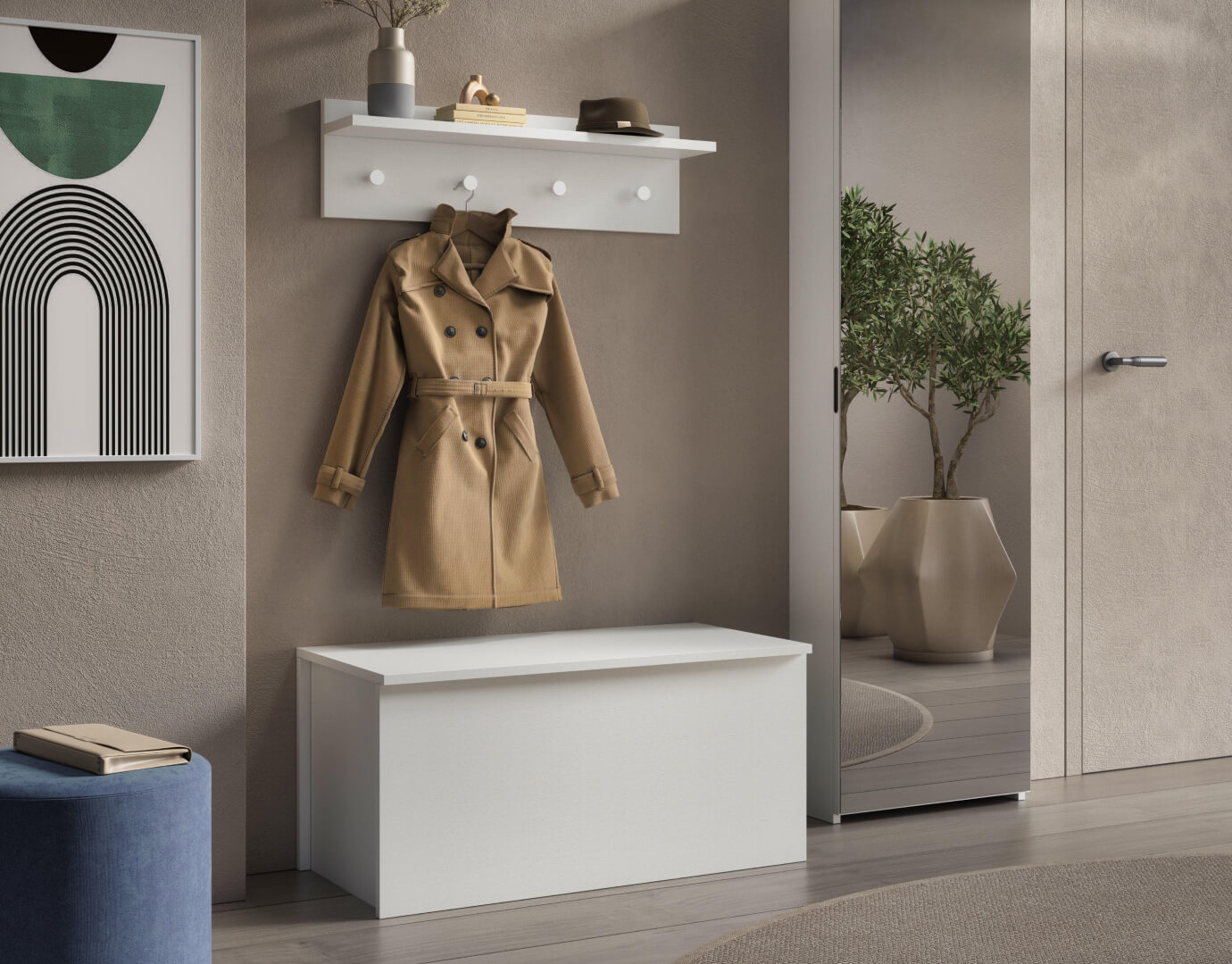 Supply for entrance hall