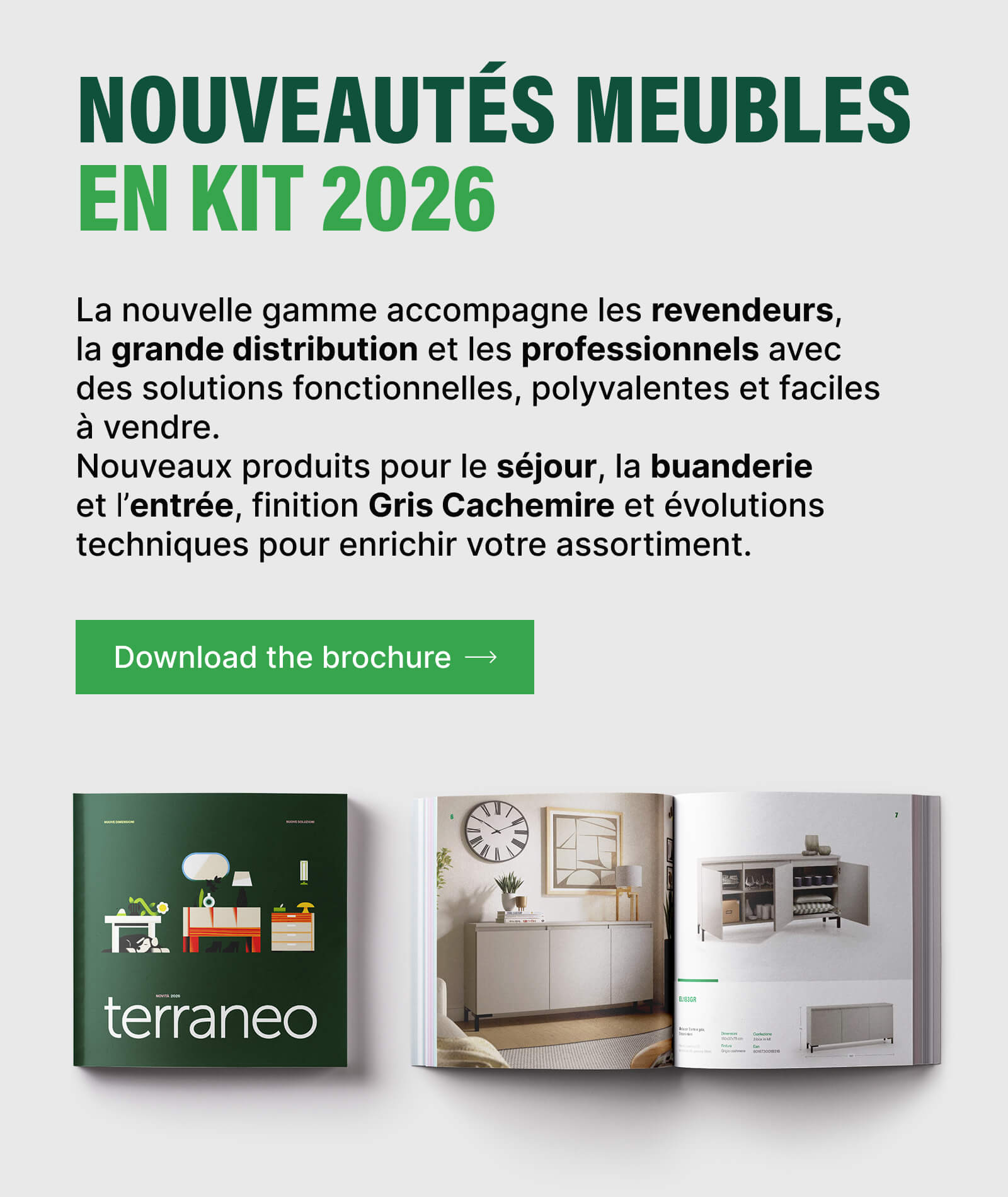 Nouveautés meubles en kit 2026