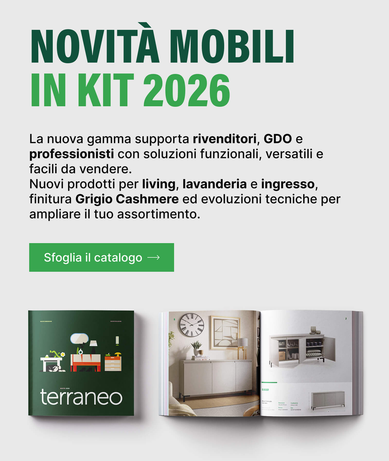Novità mobili in kit 2026