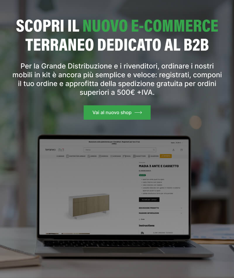 Scopri l'ecommerce Terraneo